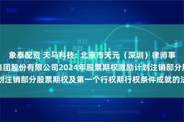 象泰配资 天马科技: 北京市天元（深圳）律师事务所关于福建天马科技集团股份有限公司2024年股票期权激励计划注销部分股票期权及第一个行权期行权条件成就的法律意见内容摘要
